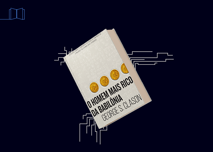 Mockup com a capa do livro: O Homem Mais Rico da Babilônia