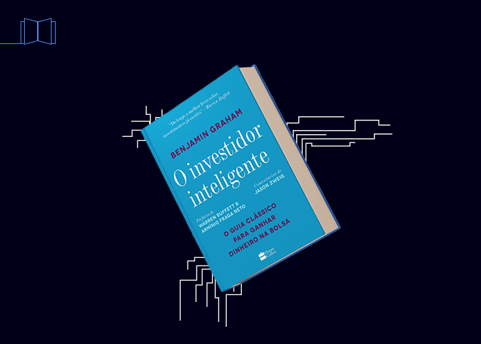 Mockup com a capa do livro: O Investidor Inteligente