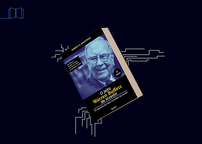 Mockup com a capa do livro: O jeito Warren Buffet de investir