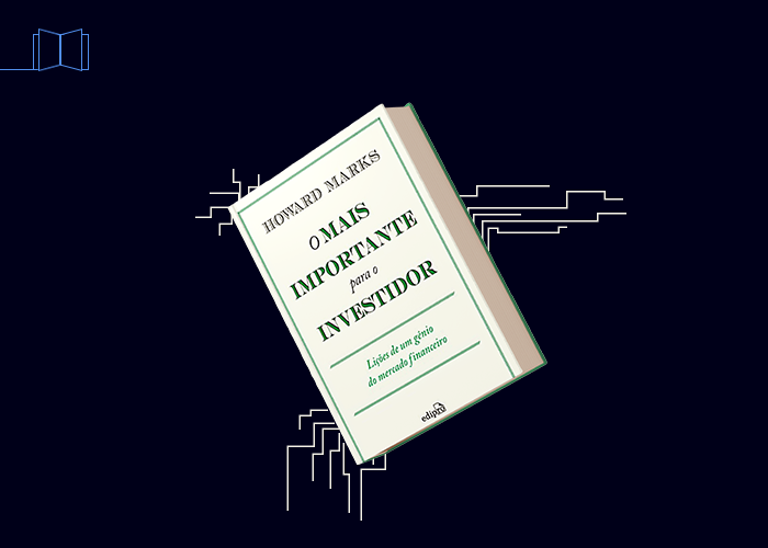 Mockup com a capa do livro: O Mais Importante para o Investidor