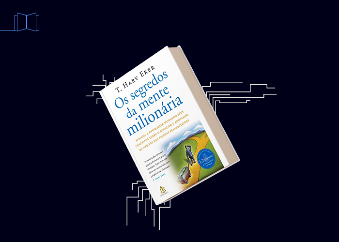 Mockup com a capa do livro: Segredos da Mente Milionária